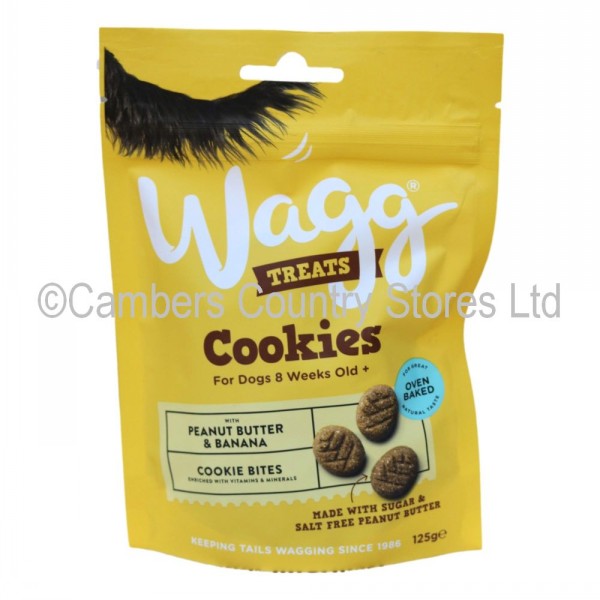 wagg peanut butter cookies with banana