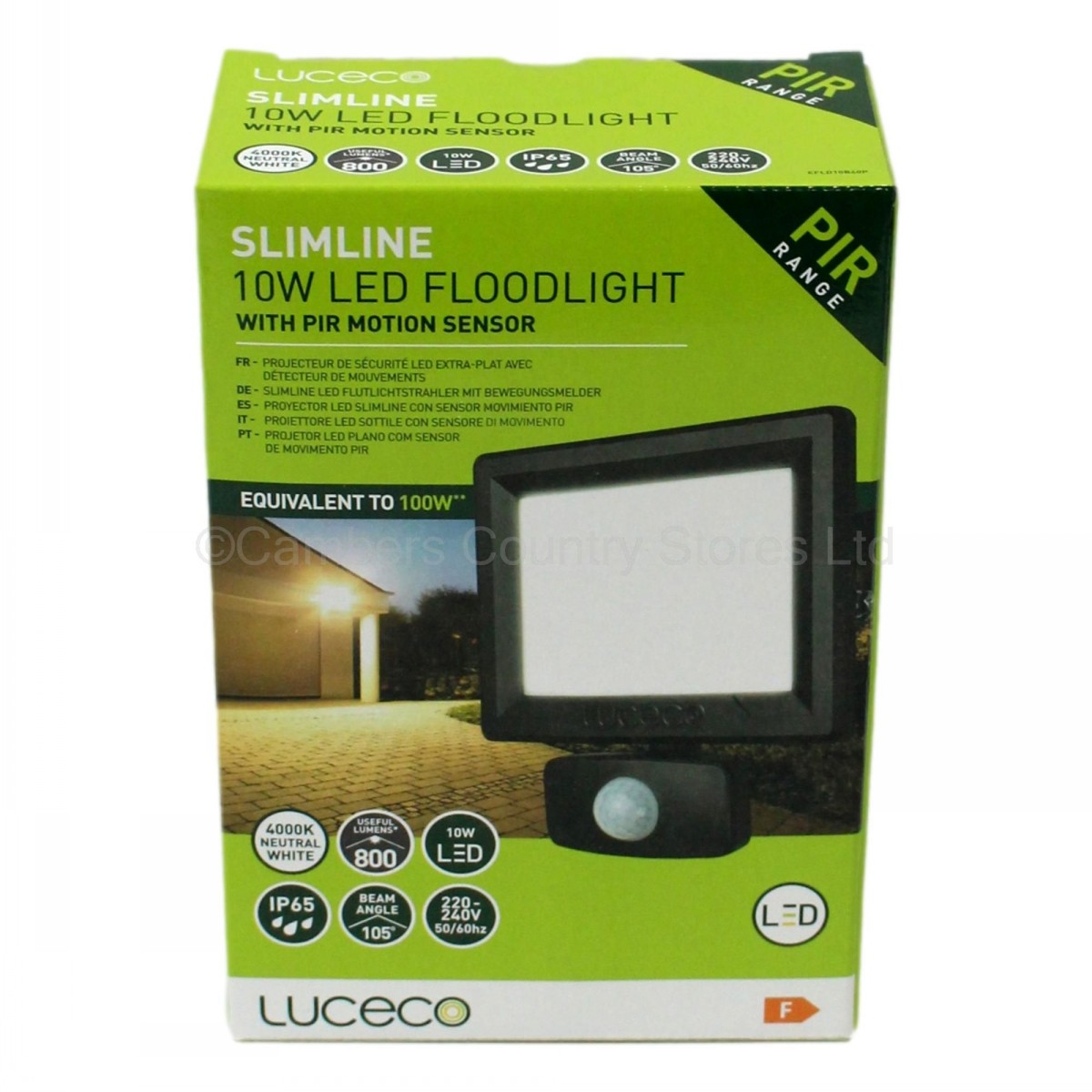 Luceco 10w led floodlight sales