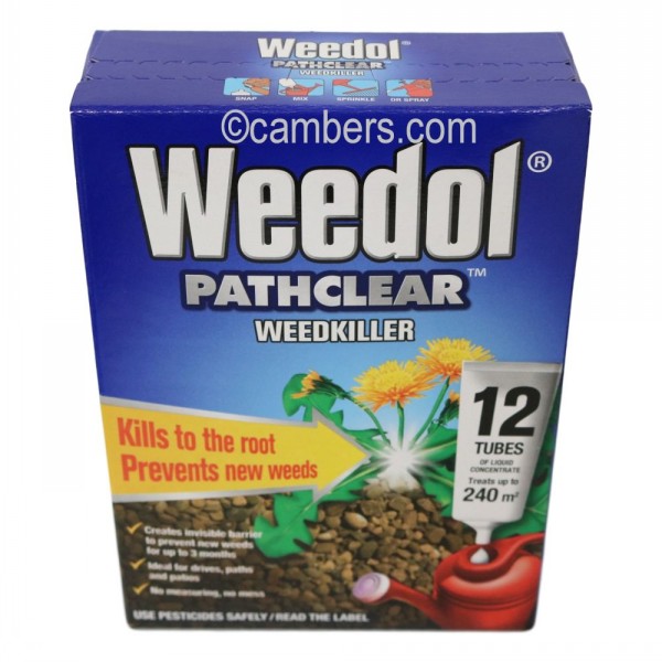 Weedol Pathclear Weedkiller 12 Tube 240m.sq | Cambers Country Store