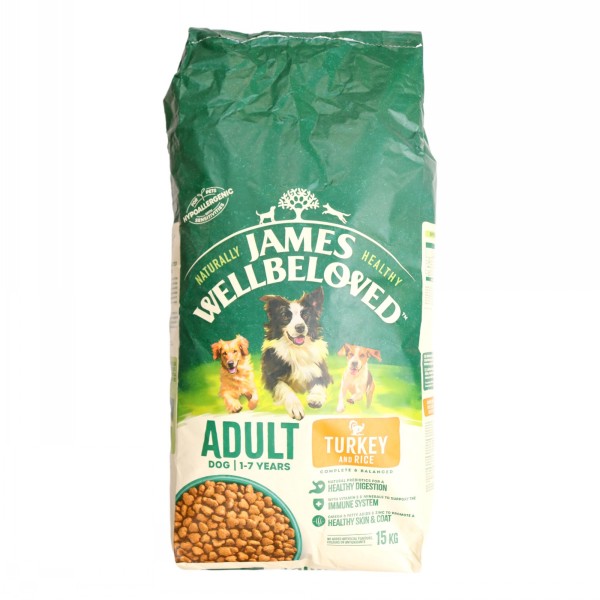 James Wellbeloved Adult Dry Turkey & Rice | Cambers Country Store