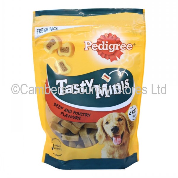 Pedigree Tasty Minis Beef & Poultry 140g | Cambers Country Store