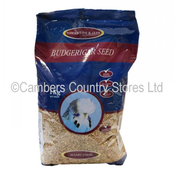 Johnston & Jeff Budgerigar Seed 1kg | Cambers Country Store