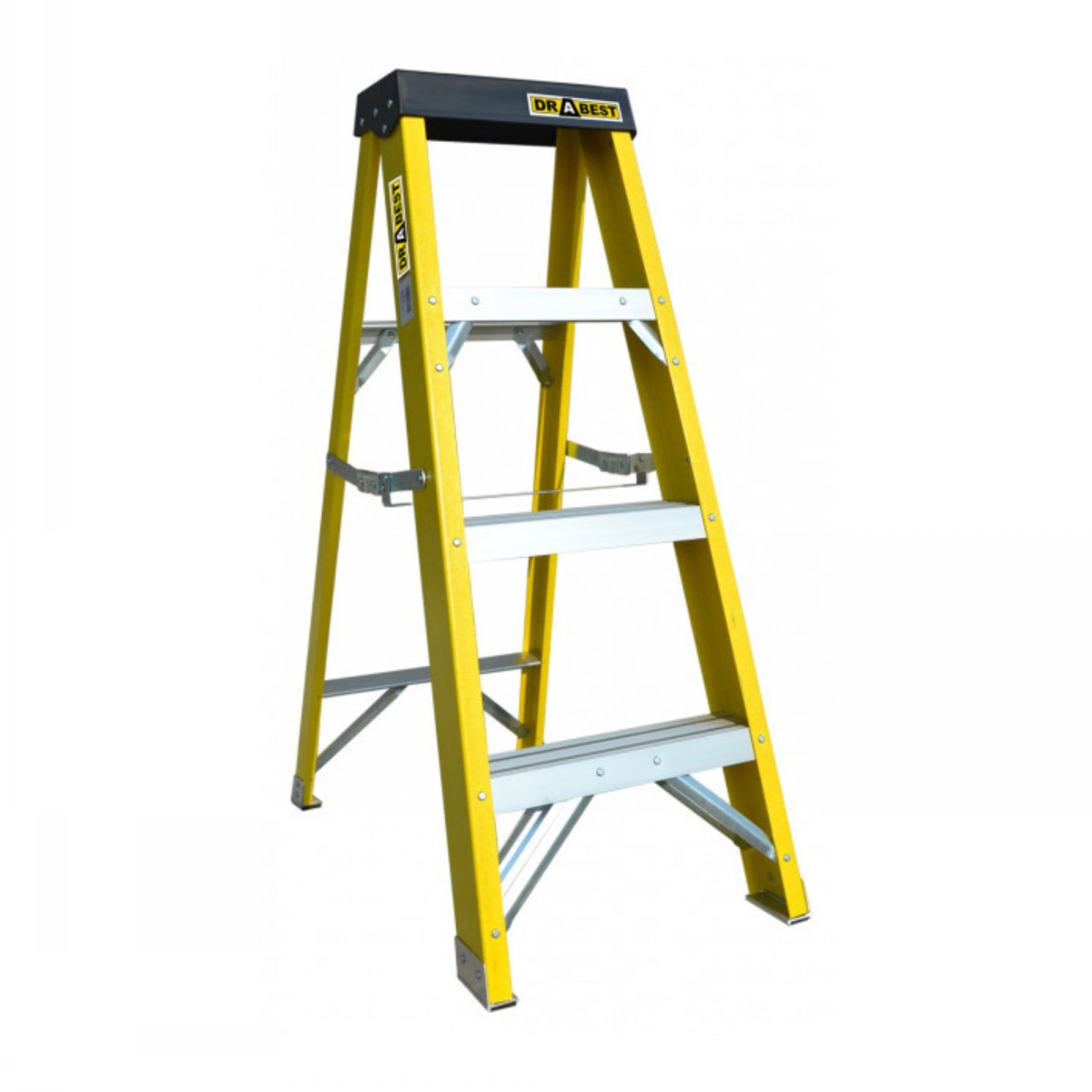 Drabest Fibreglass Swingback Step Ladder 150kg EN131 Pro | Cambers ...