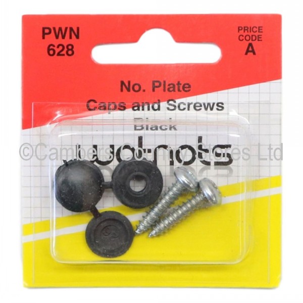 Wotnots Number Plate Screws & Caps Cambers Country Store