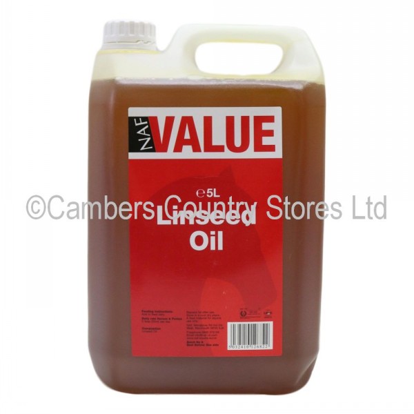 NAF Value Linseed Oil 5 Litres Cambers Country Store