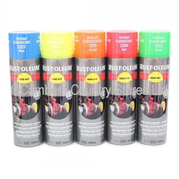 Rustoleum Fluorescent Spray Paint 500ml Cambers Country Store