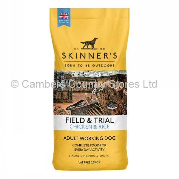 Skinners Field & Trial Chicken & Rice 2.5kg Cambers Country Store