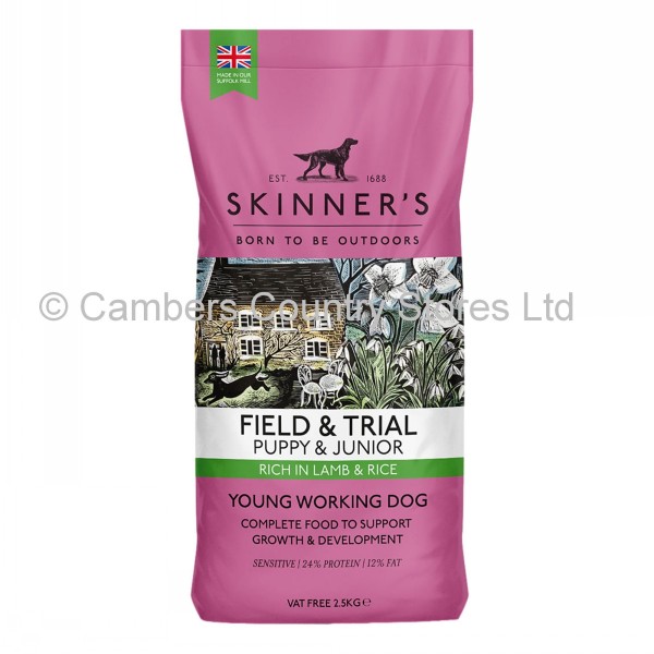 Skinners Field & Trial Puppy & Junior Lamb & Rice Cambers Country Store