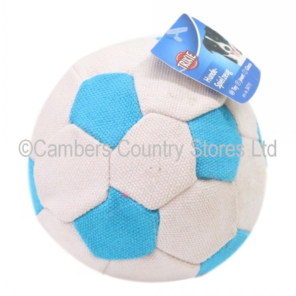 Trixie Canvas Soft Soccer Ball Dog Toy Cambers Country Store