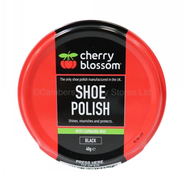 Cherry Blossom Shoe Polish 40ml | Cambers Country Store