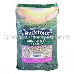 bucktons sunflower hearts 20kg