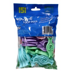 151 Plastic Tulip Pegs 48 Pack