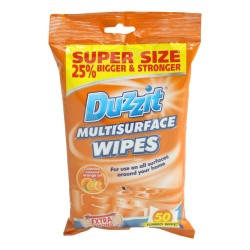 Duzzit Wipes Multi Surface 50 Pack