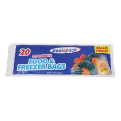 Sealapack Food & Freezer Bags 20 Pack