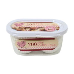 Queen Of Cakes Mini Muffin Cases 200 Pack