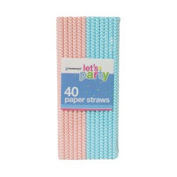 Homemaid Paper Straws 40 Pack