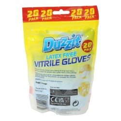 Duzzit Disposable Nitrile Gloves 20 Pack