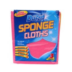 Duzzit Sponge Cloths 3 Pack