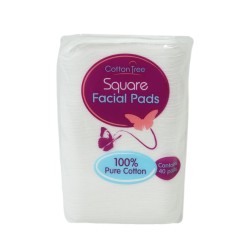 Cotton Tree Cotton Wool Pads Square 40 Pack