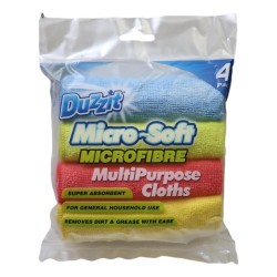 Duzzit Microfibre Cloths 4 Pack