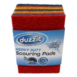 Duzzit Scouring Pads Heavy Duty 10 Pack