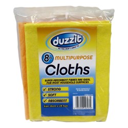 Duzzit Mulit-Purpose Cloths 8 Pack