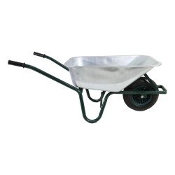 Storr 75 Litre Wheelbarrow Galv Pan Pneumatic Wheel