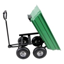 Storr 4 Wheel Garden Trolley Tipping Body 250kg Capacity