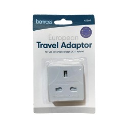 Benross Travel Adaptor Plug For UK Visitors To Europe