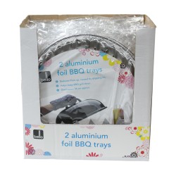 Bello Aluminium Foil BBQ Trays 2 Pack