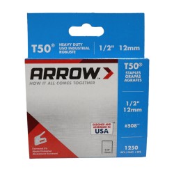 Arrow Staples T50 1250 Pack