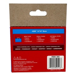 Arrow Staples T50 1250 Pack