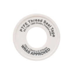 Everbuild PTFE Pipe Thread Seal Tape White 12mm x 12mm