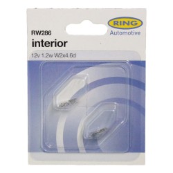 Ring RW286 Interior Bulb 12v 1.2w x 2 Pack