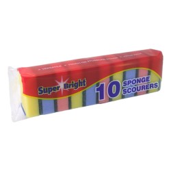 Superbright Sponge Scourers 10 Pack