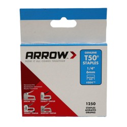 Arrow Staples T50 1250 Pack