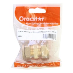 Oracstar Compression Straight Connector 22 x 22mm