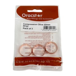 Oracstar Compression Olives 22mm 3 Pack