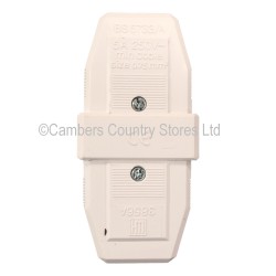 Dencon Connector 2 Pin 5 Amp White