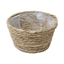 Natural Grass Basket Round 21cm