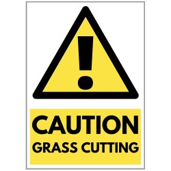 Agsigns Country Sign Caution Grass Cutting