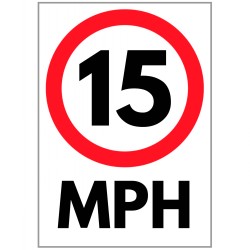 Agsigns Country Sign 15 MPH
