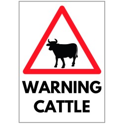 Agsigns Country Sign Warning Cattle