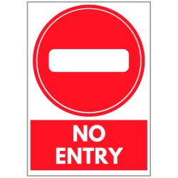 Agsigns Country Sign No Entry