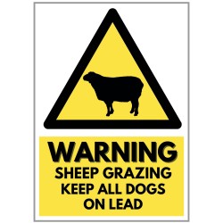 Agsigns Country Sign Sheep Grazing Keep Dogs