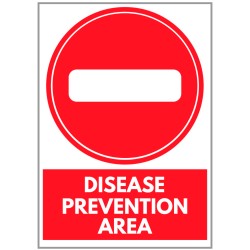 Agsigns Country Sign Disease Prevention Area