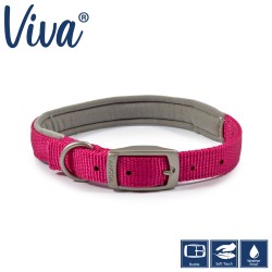 Ancol Viva Padded Polyweave Traditional Buckle Collar