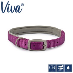 Ancol Viva Padded Polyweave Traditional Buckle Collar