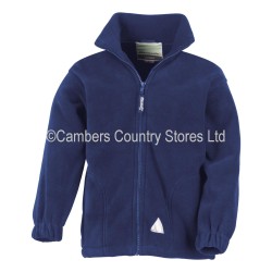 Result Junior Polartherm Fleece Jacket Navy Blue