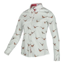 Baleno Ladies Laura Cotton Shirt Pheasant Print